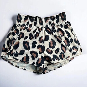 LegEnd Animal Print Active Shorts stand and Black Size L